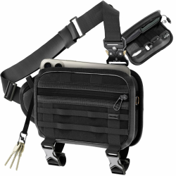 WHOS BAG - kleine Umhängetasche für Männer und Frauen, slingbag Herren klein, Brusttasche, Sling crossbody bag damen, Handytasche Angebot bei HelloDeals