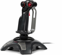 Speedlink PHANTOM HAWK Flight Stick - Joystick für PC/ Computer, Controller für Simulator-Spiele, USB, schwarz Angebot bei HelloDeals