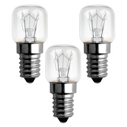 Backofenlampe 300 Grad hitzebeständig T22 E14 Dimmbar, 120LM Warmweiß 2300K, E14 Edison ofenlampe für Himalaya-Salz-Lampe, Mikrowelle, Kühlschrank und Backofen, 3 Stück Angebot bei HelloDeals
