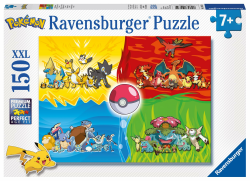 Ravensburger Kinderpuzzle 10035 - Pokémon Typen - 150 Teile XXL Pokémon Puzzle für Kinder ab 7 Jahren Angebot bei HelloDeals
