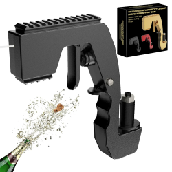 Champagner Spritzpistole, Bierpistole Weinspender, Weinstopper Champagner Weinspender, Flaschen Weinspender, Weinspender Brunnen, Bierspender, für Schwimmbad,Strand,Geburtstag,Hochzeit,Bar-Tool Angebot bei HelloDeals