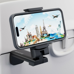 MiiKARE Handyhalterung,Flugzeug Halterung,Verstellbare Klemmhalterung,Tragbarer Handy Stander,Smartphone Halterung Kompatibel mit i'Phone13/12 Pro Android,für Flugzeug,Küche,Büro Angebot bei HelloDeals