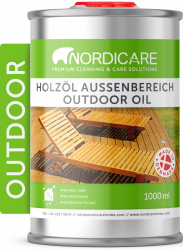 Nordicare Holzöl Außenbereich [1L] für Lärche, Eiche, Teak oder Akazienholz I Holz Öl Außen zum Holzschutz I Holzschutzöl Außen, Teaköl für Gartenmöbel, Holzpflegeöl, Lärchenöl, Bangkirai Öl… Angebot bei HelloDeals