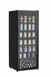 METRO Professional Getränkekühlschrank GSC4240B, 237 L, 110 W, 6 verstellbaren Einlegeböden, schwarz Angebot bei HelloDeals