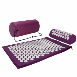 Akupressurmatte Akupressure Set Akupressurmatte mit Kissen Nagelmatte Blumenfeldmatte Nadelmatte/Nadelreizmatte Nadelbrett Yantramatte Pranamatte Akupunkturmatte,Lila Angebot bei HelloDeals