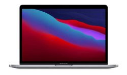 2020 Apple MacBook Pro mit Apple M1 Chip (13 Zoll, 16GB RAM, 512GB SSD) Space Grau (Generalüberholt) Angebot bei HelloDeals