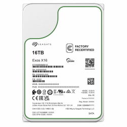 Seagate EXOS X16 16TB Interne Festplatte 3.5 Zoll SATA 6 Gbit/s 256 MB, ST16000NM001G (Generalüberholt) Angebot bei HelloDeals