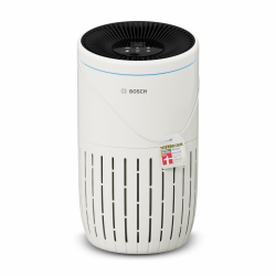 Bosch Air 4000 Luftreiniger - Für Räume bis zu 62,5 m² - Entfernt effizient Schadstoffe - Mit 3-in-1 Luftfilter, Smart Sensor, Automatikmodus, Ruhemodus (< 25 dB(A)) - CADR: 300 m³/h Angebot bei HelloDeals