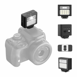 ULANZI SL02 Mini Kamerablitz, GN8 6500K Kamera Speedlite Blitzgeräte, 4 Leistungsstufe (1/8~1/1), Mini Manueller Flash, Einzelkontakt-Blitzschuh für Nikon, Sony, Fujifilm, Panasonic Kameras Angebot bei HelloDeals