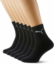 PUMA Herren Short Crew Socks Sportsocken mit Frotteesohle 6er Pack Angebot bei HelloDeals