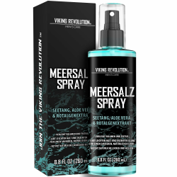 Viking Revolution Sea Salt Spray Hair Men - Meersalzspray für Männer - Salzspray mit Kelp, Aloe Vera & Rotalgenextrakt - Haarspray Männer für mehr Volumen - 260 ml - Herren Geschenke Angebot bei HelloDeals