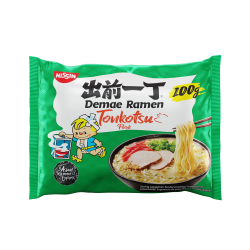 Nissin Demae Ramen – Tonkotsu, Einzelpack, Instant-Nudeln japanischer Art, mit Schweinefleisch-Geschmack, Sesamsamen & asiatischen Gewürzen, schnell & einfach zubereitet, asiatisches Essen (1 x 100 g) Angebot bei HelloDeals