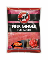 ITA-SAN Sushi Ingwer pink, Gari Shoga in Scheiben eingelegt, als Sushi oder Sashimi Beilage, 1 x 1500 g Angebot bei HelloDeals