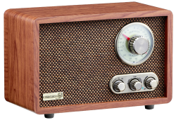 Nostalgie Kompaktanlage | Radio Holz mit Bluetooth | USB | SD Karten Slot | FM/AM | Musikanlage Retro Style | Stereoanlage | Küchenradio | Nostalgie Vintage Radio Angebot bei HelloDeals