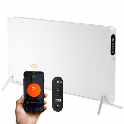 LEBENLANG Heizkörper Elektroheizung Energiesparend - Inkl. WiFi & APP, Fernbedienung I Stand & Wandmontage I Elektrische Heizung Heizgerät Wandkonvektor I Heizkörper elektrisch Konvektor Heizung Bad Angebot bei HelloDeals