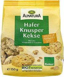 Alnatura Hafer-Knusperkekse, 150 g Angebot bei HelloDeals
