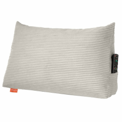 sleepling Rückenkissen Cord Optik, Keilkissen für Bett und Sofa, Lendenkissen, dreieckiges Lesekissen, Kissen mit abnehmbarem waschbarem Bezug, Seitenfach, 70 cm breit, beige Angebot bei HelloDeals