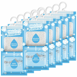 Boadw 10x230G Hänge Luftentfeuchter, Kleiderschrank Feuchtigkeitsabsorber für Keller, Schlafzimmer, Waschräume, gegen Feuchtigkeit Anti-Schimmel Desodorierende Trockenmittel-Tasche Angebot bei HelloDeals