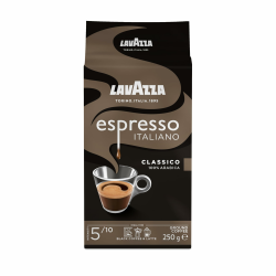 Lavazza, Espresso Italiano Classico, Gemahlener Kaffee, mit Blumigen und Fruchtigen Aromanoten, Ideal für Mokka-Kannen oder Filterkaffee, 100% Arabica, Intensität 5, Mittlere Röstung, 250 g Packung Angebot bei HelloDeals