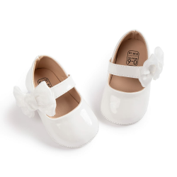 CENCIRILY Baby Mädchen Bowknot Prinzessin Schuhe Neugeborenes Blumen Mary Jane Flats Lauflernschuhe Angebot bei HelloDeals
