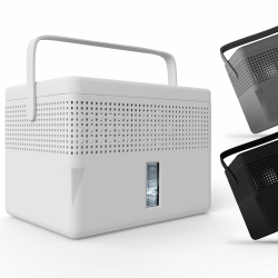 BonAura® AirOne Max Luftentfeuchter ohne Strom bis 33m² I 360° Belüftung I Raumentfeuchter mit Ausgießer & 980g Luftentfeuchter Granulat I Schimmel- und Geruchsschutz I Raum Entfeuchter Keller Angebot bei HelloDeals