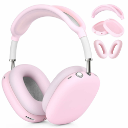 VISOOM Case für Airpods Max Kopfhörer, weiche Silikon Schutzhülle für Apple Airpod Max Zubehör Cases(Rosa) Angebot bei HelloDeals