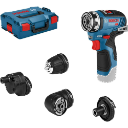 Bosch Professional 12V System Akku Bohrschrauber GSR 12V-35 FC - FlexiClick System (inkl. Bohrfutteraufsatz GFA 12-B, 2x FlexiClick Aufsätze, L-BOXX, ohne Akku/ Ladegerät) Angebot bei HelloDeals