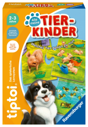 Ravensburger tiptoi 00108 - Alle Meine Tierkinder - Lernspiel ab 2 Jahre - tiptoi Spiel ab 2 - Ostergeschenke für Kinder Angebot bei HelloDeals