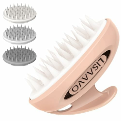 LISAAVO Growth, Scalp Brush, Hair Brush, Hair Massager Scalp, Head Massager for Hair Growth, Shampoo Brush for Women Men, Wet Dry Use, 3 Hardness Level Scalp Scrubber,Rosa Angebot bei HelloDeals