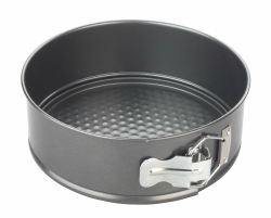 Chef Aid Runder Kuchenform mit Herausnehmbarem Boden, Antihaftbeschichtet, Leichtes Entformen, Kühlschrank- und Gefriergeeignet, Grau, 19 cm Angebot bei HelloDeals