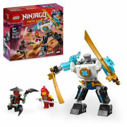 LEGO NINJAGO Zanes Action-Mech - Ninja Spielzeug mit 3 Minifiguren für Rollenspiele - kleines BAU- und Spielset für Kinder - Geschenkidee für Jungen und Mädchen ab 6 Jahren 71827 Angebot bei HelloDeals