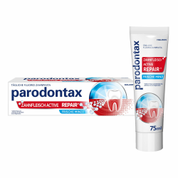 Parodontax Active Gum Repair* Zahnpasta mit Fluorid, 1x75ml, Zahncreme für gesünderes Zahnfleisch ab Woche 1** Angebot bei HelloDeals