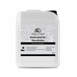 JOWO-CHEMIE Kiesbinder (5L) Kiesverfestiger Bindemittel für Kies/Schotter Aller Art Mulchbinder Gartenbahn Steinweg (5L) Angebot bei HelloDeals