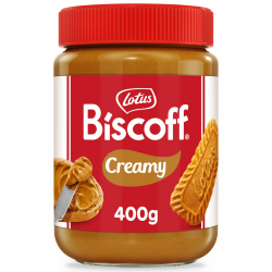 Lotus Biscoff | Süßer Brotaufstrich | Cremig | Karamellisierter Keksgeschmack | Vegan | Nussfrei | Kein Zusatz von Aromen oder Farbstoffen | PET Glas | 400g Angebot bei HelloDeals