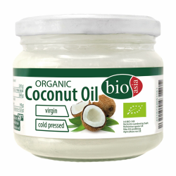 BIOASIA Bio Kokosöl, kaltgepresst, naturbelassen ohne Zusatzstoffe, veganes Fett zum Kochen, Braten und Backen, auch als Naturkosmetik verwendbar, 100 % Bio, 250 ml Angebot bei HelloDeals
