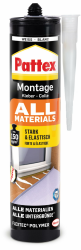 Pattex Montagekleber All Materials, stark haftender Alleskleber, Kraftkleber für innen & außen, Kleber für saugende und nichtsaugende Materialien, 1 x 450g Angebot bei HelloDeals