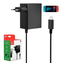 39W Netzteil für Switch Ladekabel, 15V 2.6A Switch AC Adapter Ladegerät für Switch Lite, Switch Dock, Switch OLED, Switch Pro Controller Unterstützt TV-Modus, Handheld Docking Station 1.5M/5FT Angebot bei HelloDeals