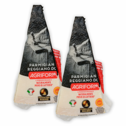 Food-United PARMIGIANO REGGIANO DOP Parmesan Italienischer-formaggio-italiano-Hartkäse 2x 0,2 KG original am Stück über 18 Monate gereift zum Reiben würzig aromatisch Angebot bei HelloDeals