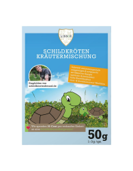Linsor Schildkröten Kräutermischung, Wildkräuter-Mix, Kräuterwiese für Landschildkröten, Samen für Schildkrötenfutter, 50g für 17-50m² Angebot bei HelloDeals