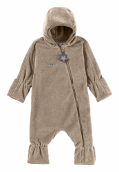 Sterntaler Unisex Baby Fleece Overall 68 beige Angebot bei HelloDeals