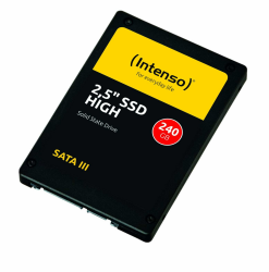 Intenso Interne 2,5" SSD SATA III High, 240 GB, 520 MB/Sekunden, Schwarz, Festkörper-Laufwerk Angebot bei HelloDeals