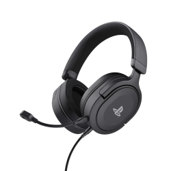 Trust Gaming Headset GXT 498 Forta Offiziell Lizenziert für Playstation 5, Nachhaltig, PS4 / PS5 Headset, 1,2 m Kabel, Abnehmbares Mikrofon, Verstellbarer Kopfbügel, Over-Ear Kopfhörer, Schwarz Angebot bei HelloDeals