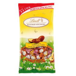 Lindt Schokolade Klassiker Eier Mischung | 288 g | 55 Eier in den Sorten Alpenvollmilch, Nougat und Vanille-Trüffel | Oster Schokolade | Schokoladengeschenk | Ostereier | Schokoeier Angebot bei HelloDeals