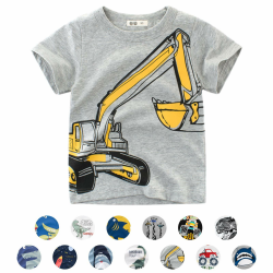 Unisex Baby T-Shirt Baumwolle Süß Karikatur Tier Muster Tops für 1-7 Jahre Alt Angebot bei HelloDeals