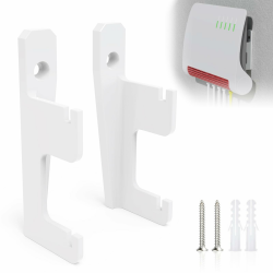 Wandhalterung für FritzBox 7590 AX 7530 7690 7510 5590 5530 6660 6890 6850 Router, JLNJLE Hochwertiges ABS Halterung Modem Aufhängung mit Kabelmanagement für Führt Wärme ab und Spart Platz Angebot bei HelloDeals