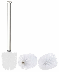 BadeStern Toilettenbürste: WC-Bürste mit Edelstahl-Stiel und 3 Aufsätzen mit Ø 7 cm, weiß (Toilettenbürste 7 cm Durchmesser, WC Bürste 7 Durchmesser, Ersatzbürstenkopf) Angebot bei HelloDeals