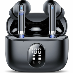 Bluetooth Kopfhörer, Kopfhörer Kabellos Bluetooth 5.4 Sport In Ear Kopfhörer Bluetooth mit 4 ENC Mics, 40 Std Kabellose Kopfhörer Tiefer Bass Earbuds mit LED-Anzeige, IP7 Wasserdicht Ohrhörer, USB-C Angebot bei HelloDeals