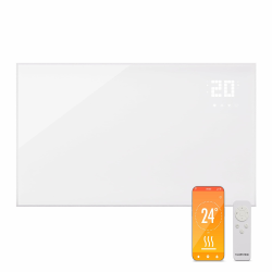 Klarstein Infrarotheizung mit Thermostat, 600W Elektroheizung, Smart Home zur Wandmontage, IR mit App-Steuerung & Erkennung Offener Fenster, Effizienter Feuchtraum Heizkörper CO2-Frei Angebot bei HelloDeals