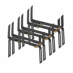 BigDean 6 Stück Blumenkastenhalter anthrazit Standard H-Form Kasten Halter Balkonkastenhalter Angebot bei HelloDeals