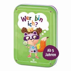 moses. Wer Bin ich? Zeitloses Kinderspiel für die ganze Familie, Gesellschaftsspiel mit 40 lustigen Illustrationen, Reisespiel in Metalldose für unterwegs, für Kinder ab 5 Jahren und 2-6 Spieler Angebot bei HelloDeals